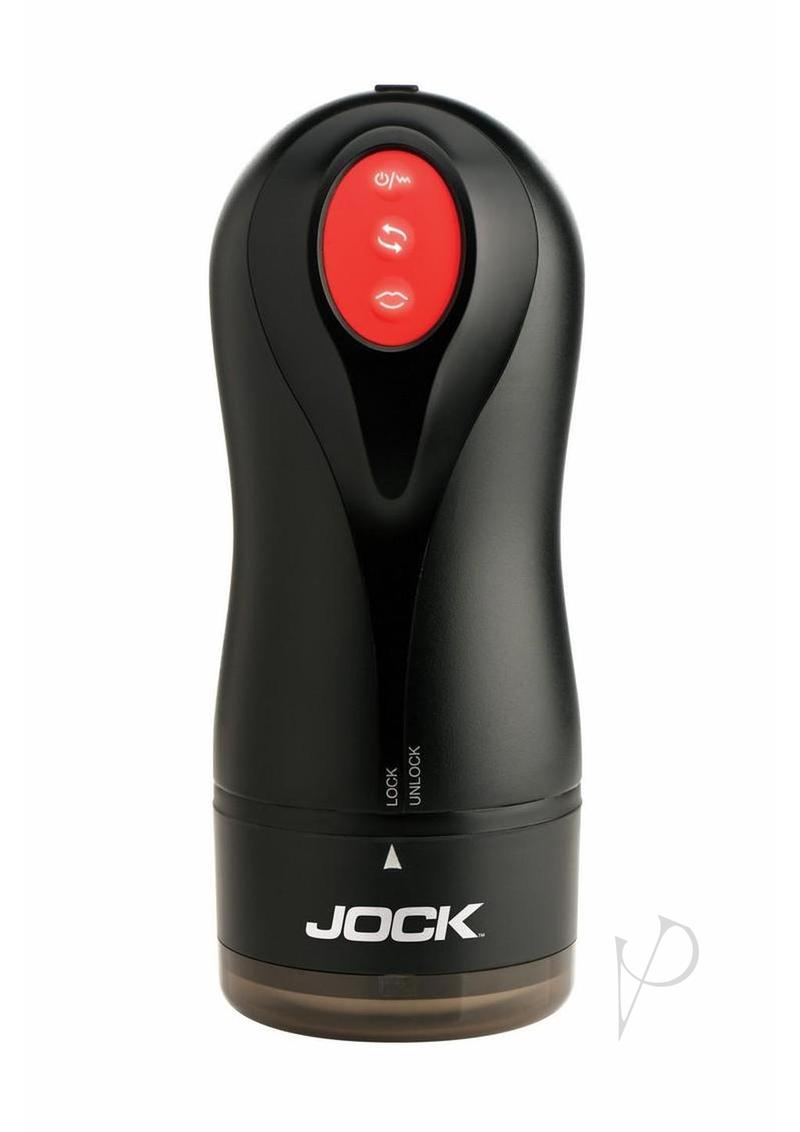 Jock Gyroblast Gyrating, Sucking and Vibrating Rechargeable Masturbator