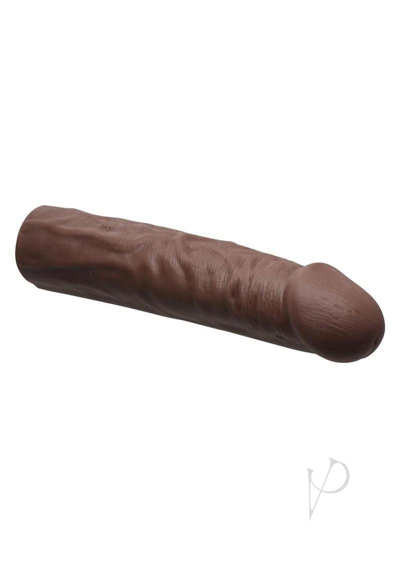 Jock Enhancers Vibrating Penis Extension Sleeve with Remote Control - Caramel