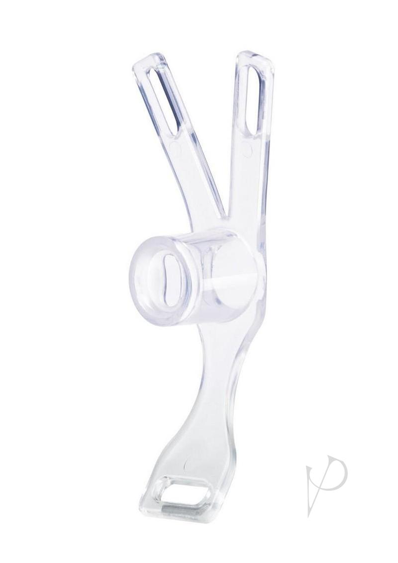 Blueline Piss-Thru Flying V Male to Female Inversion Feminizer Transformation Device - Clear