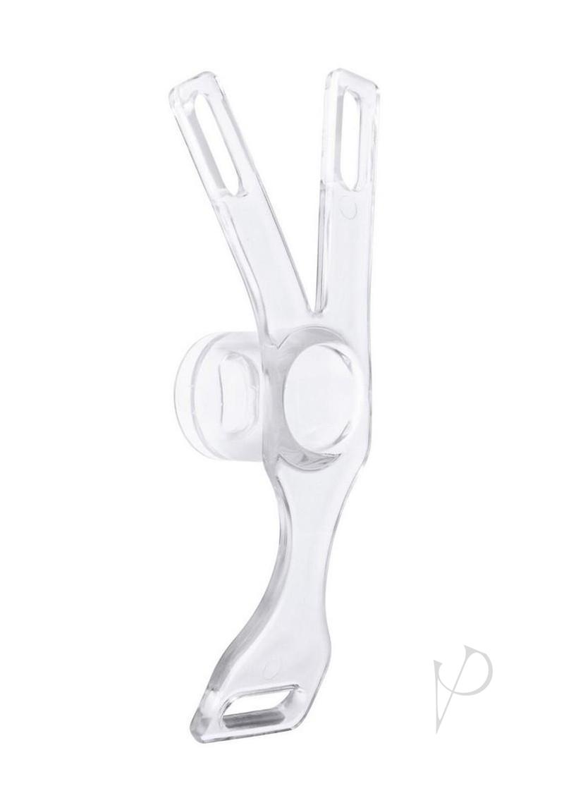 Blueline Piss-Thru Flying V Male to Female Inversion Feminizer Transformation Device - Clear