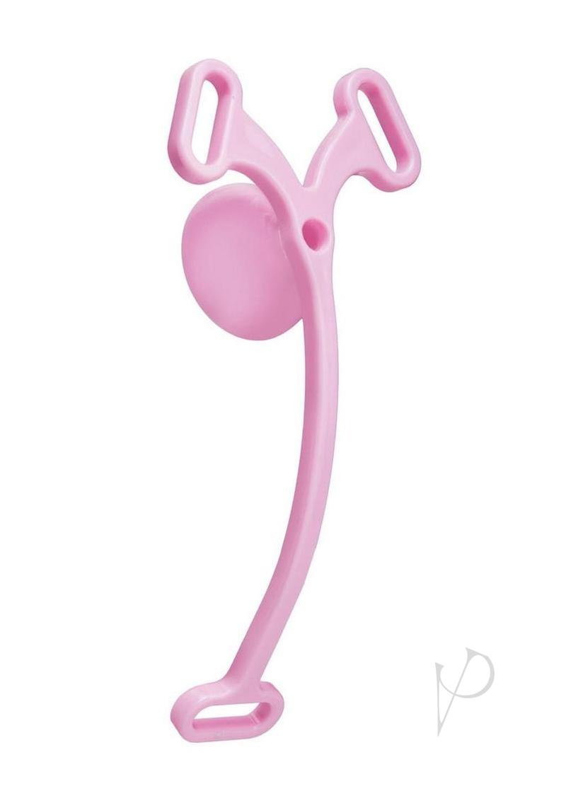 Blueline Piss-Thru Flying V Male to Female No Nub Feminizer Transformation Device - Pink