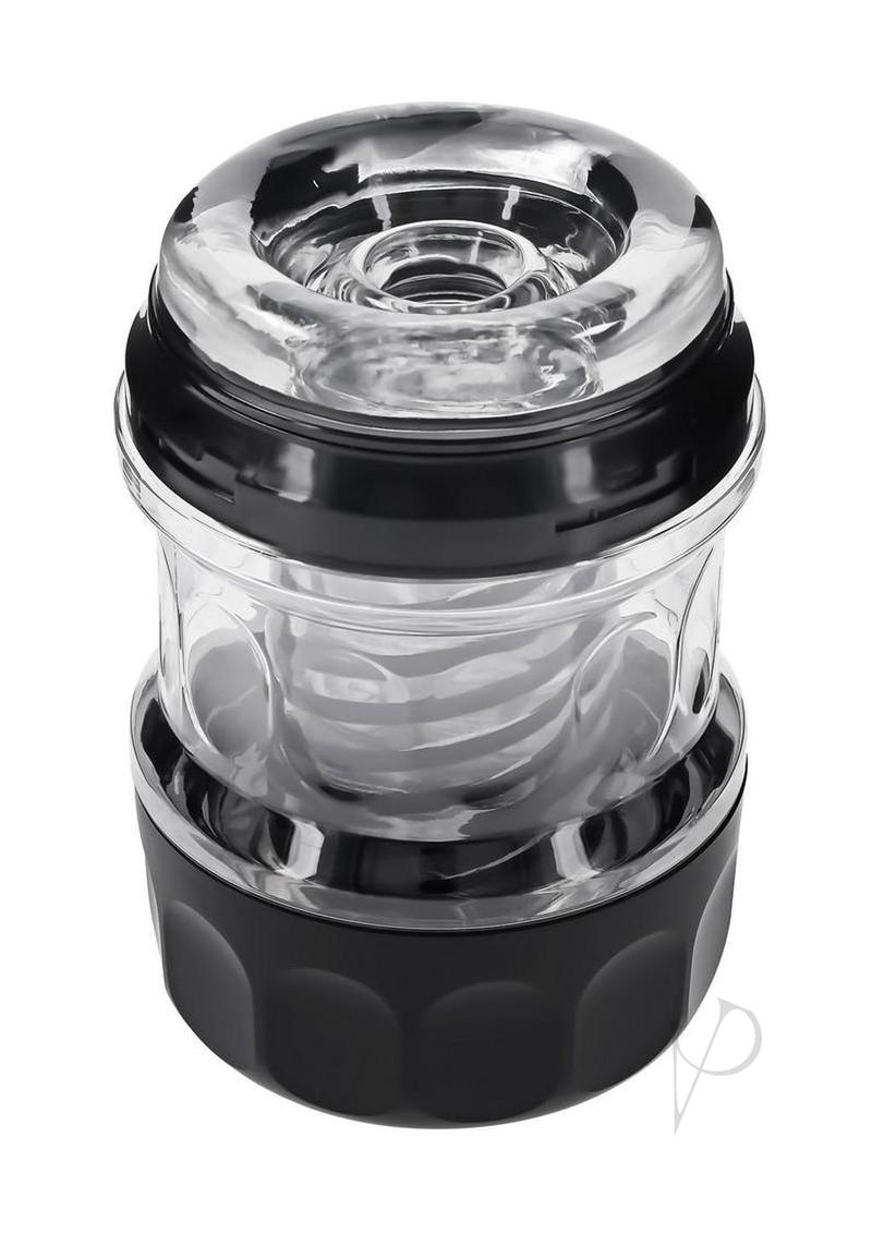 Playboy Spring Fling Rechargeable Stroker - Clear/Black