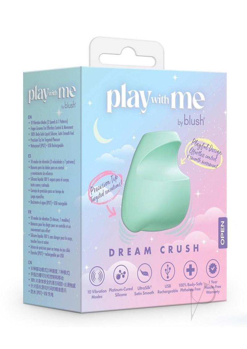 Play With Me Dream Crush Rechargeable Silicone Stimulator - Green