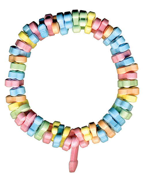 Dicky Charms Multi Flavored Penis Shaped Candy In A Super Stretch Bracelet