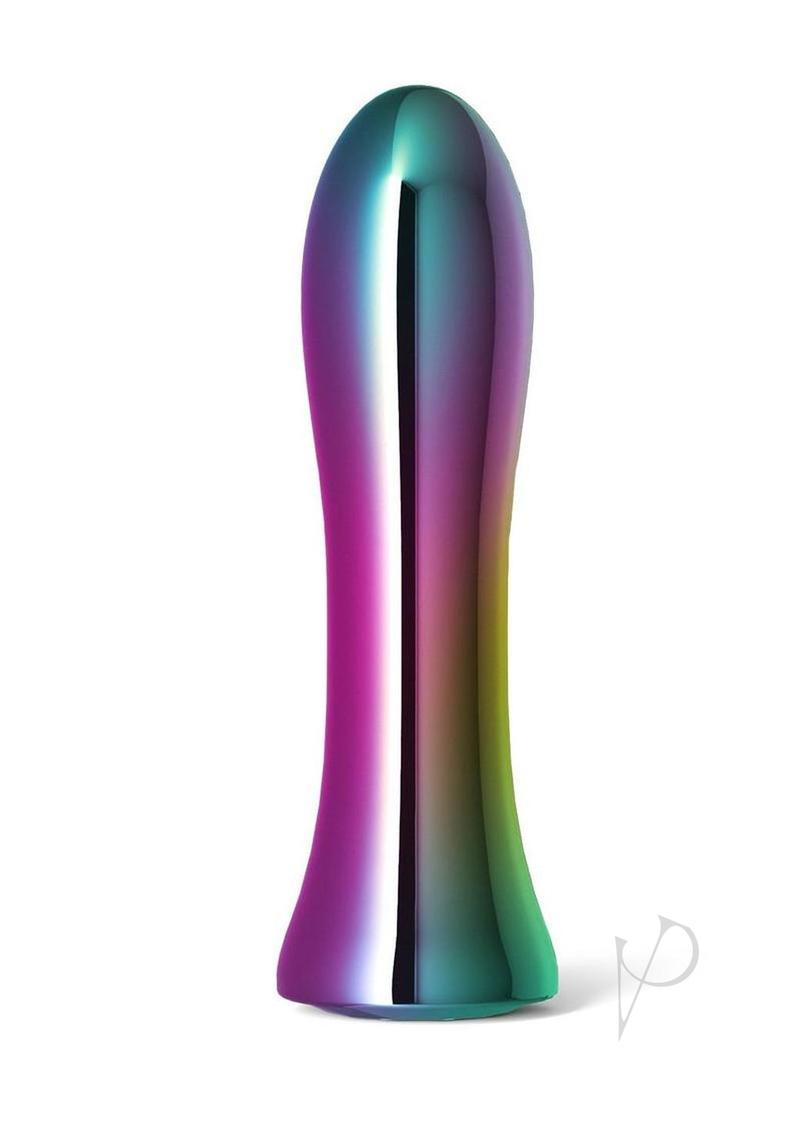 INYA Shimmer Rechargeable Steel Vibrator - Multicolor