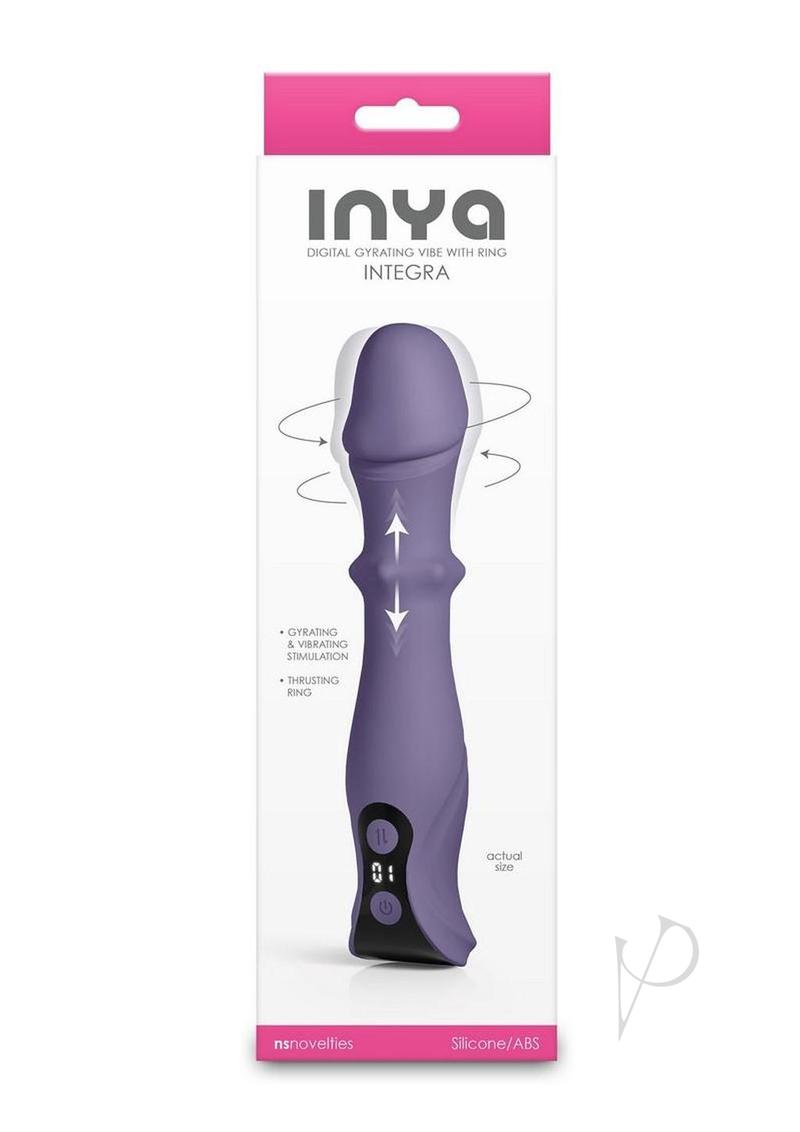 INYA Integra Rechargeable Silicone Multifunction Vibrator - Purple