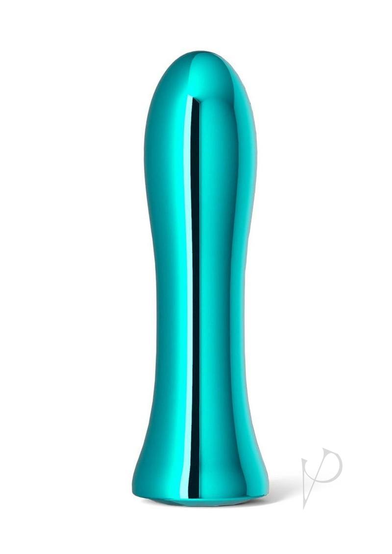 INYA Shimmer Rechargeable Steel Vibrator - Teal