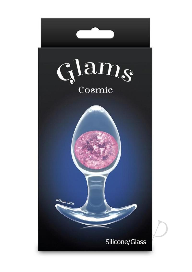 Cosmic Glams Silicone Anal Plug - Medium - Pink
