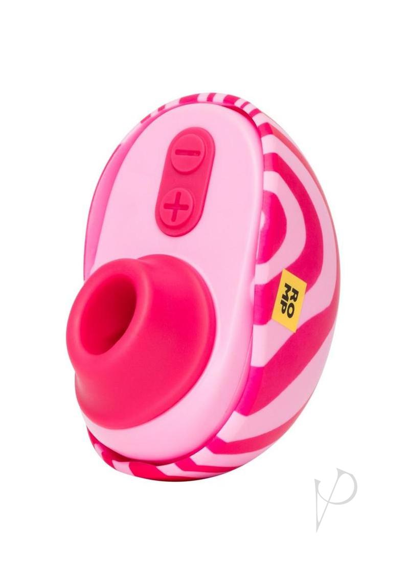 Romp Spin Travel Rechargeable Silicone Clitoral Stimulator - Pink