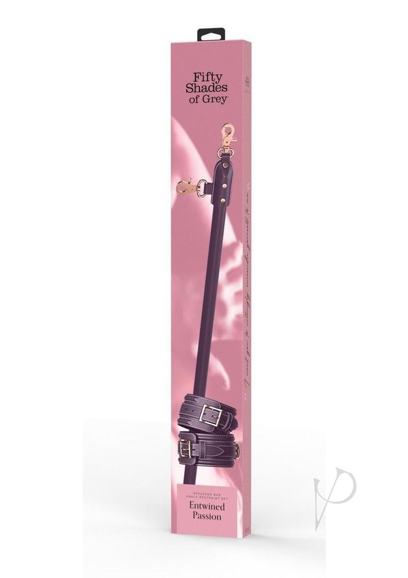 Fifty Shades of Grey Entwined Passion Spreader Bar - Purple