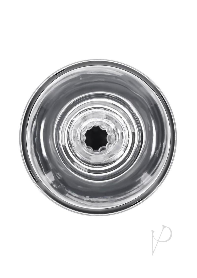 Playboy Spring Fling Rechargeable Stroker - Large - Clear/Black