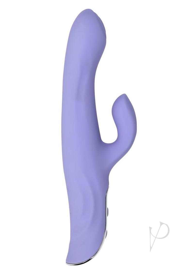 Selopa Lavender Love Rechargeable Silicone Rabbit Vibrator - Purple