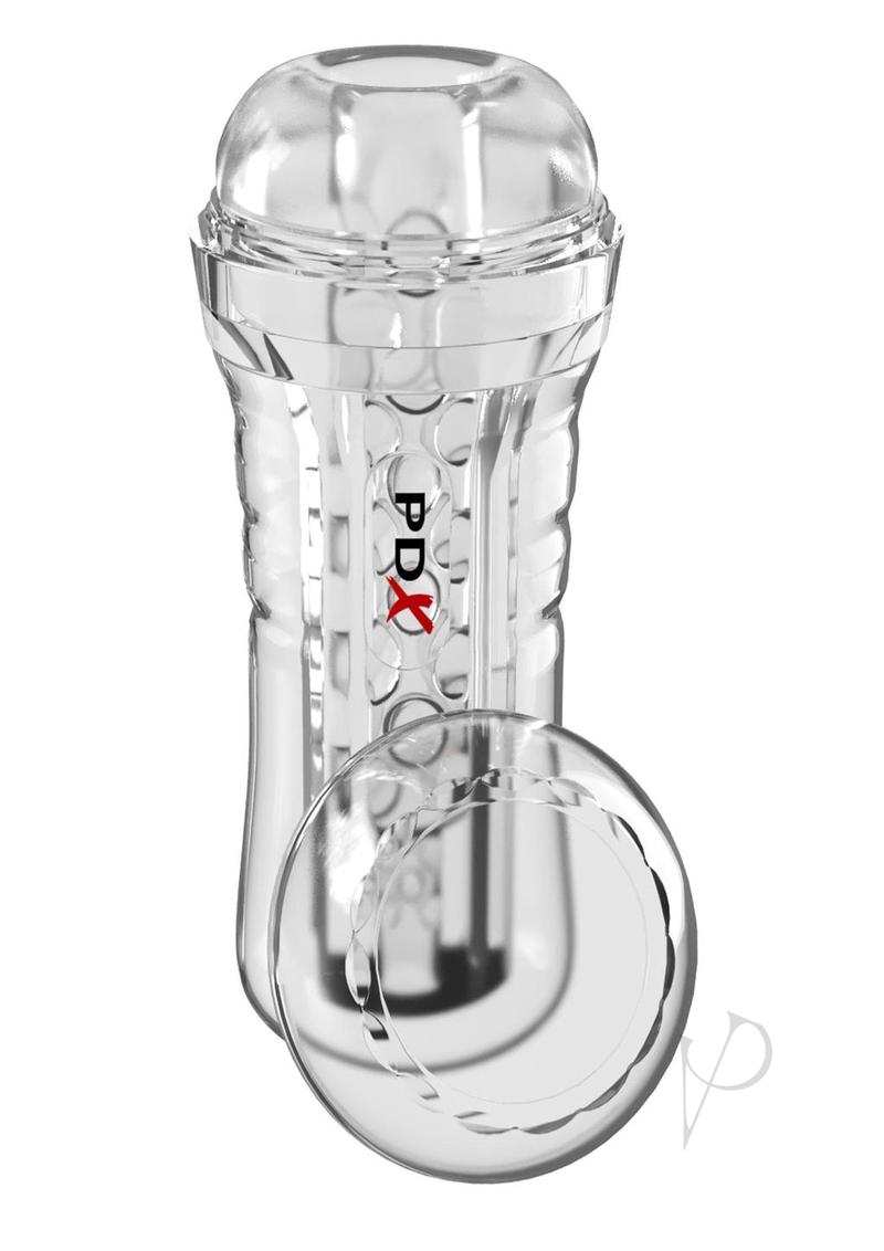 PDX Elite ViewTube See-Thru EZ-Grip Stroker - General Orifice - Clear