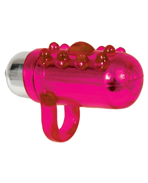 Frisky Fingers Silicone Finger Sleeve with Vibrating Bullet - Magenta