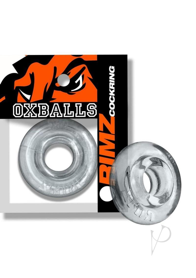 Oxballs Rimz Single Cock Ring - Clear