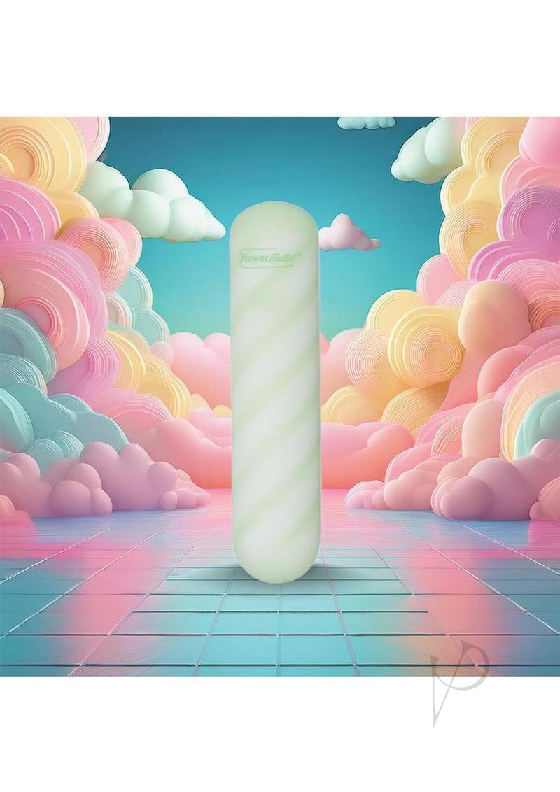 Softies Dual Silicone Rechargeable Body Bullet Vibrator 4in - Green