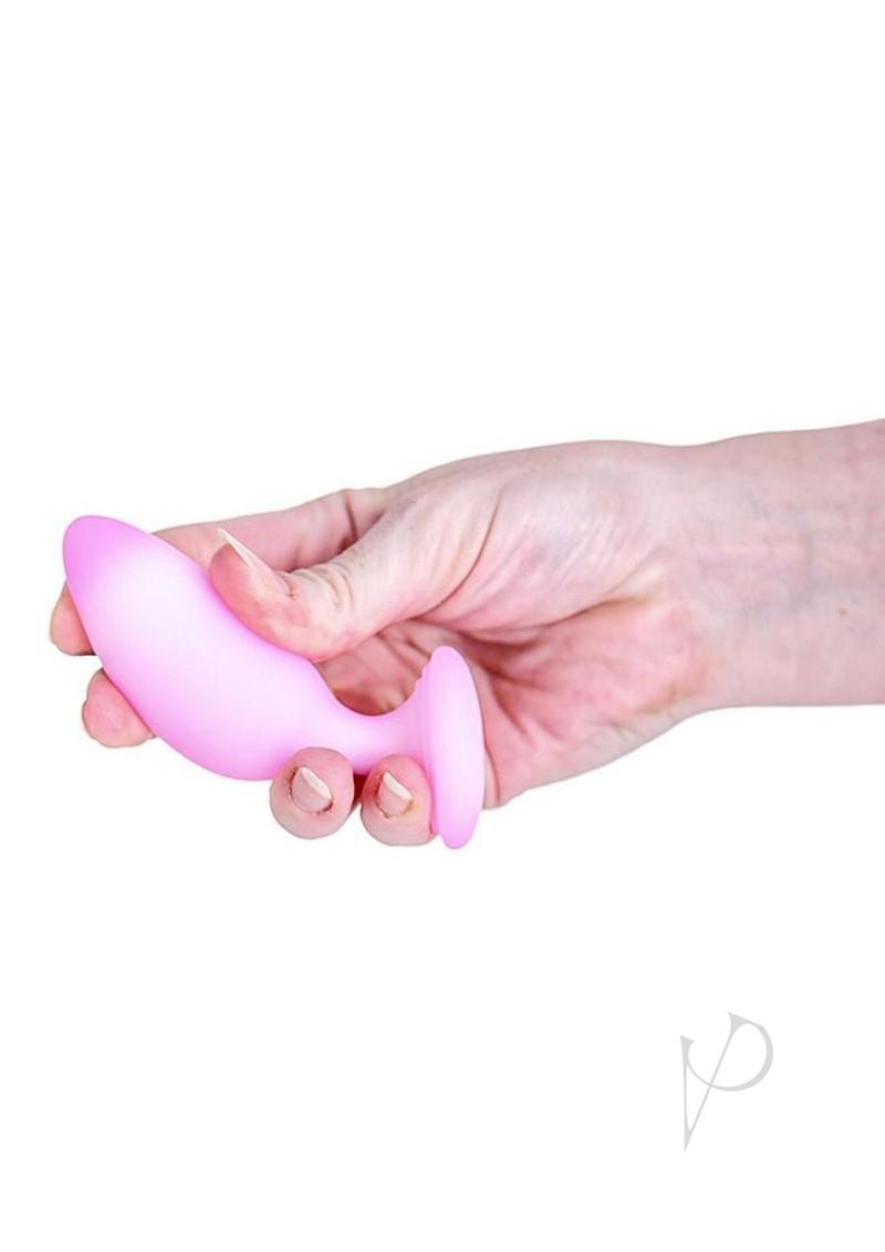 Softies Silicone Anal Plug 4in - Pink