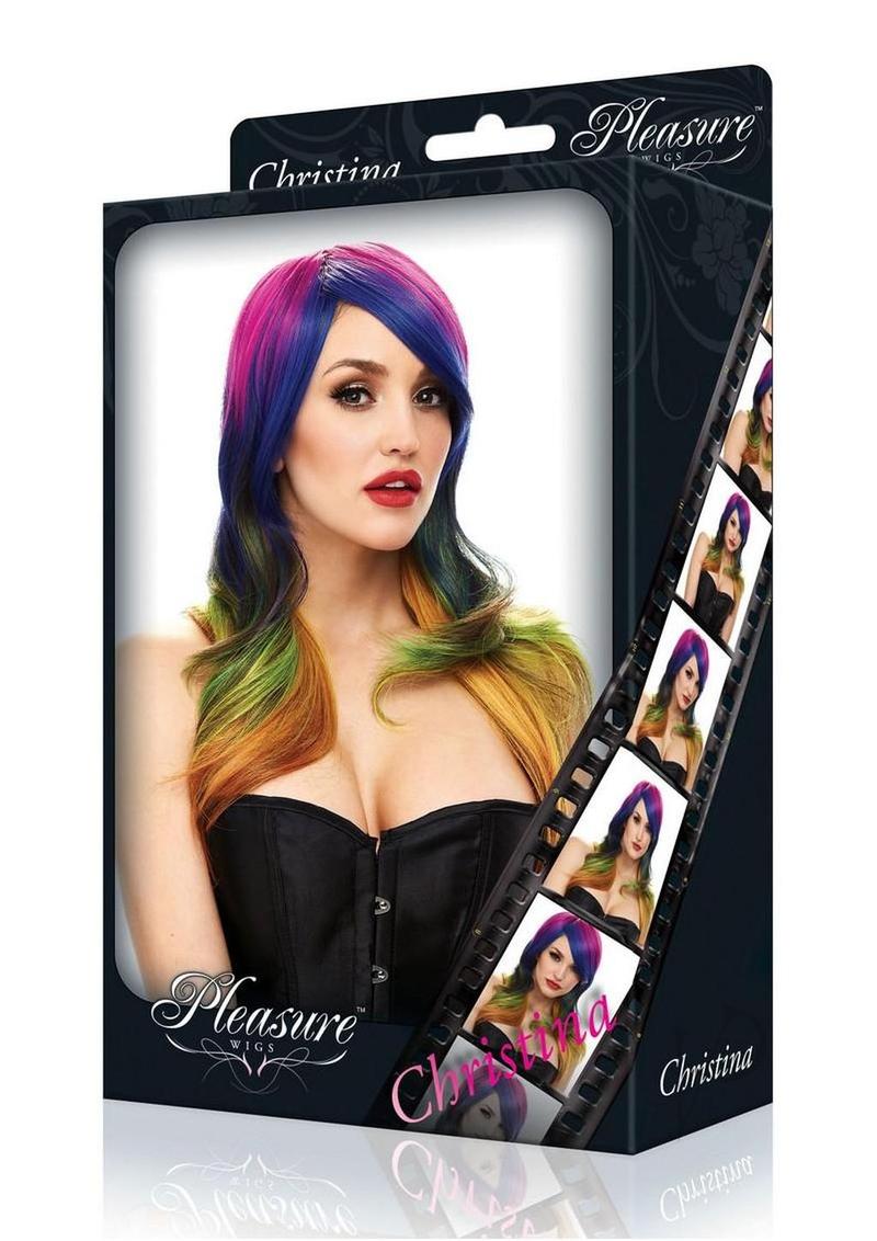 Pleasure Wigs Collection Christina Wig - Rainbow