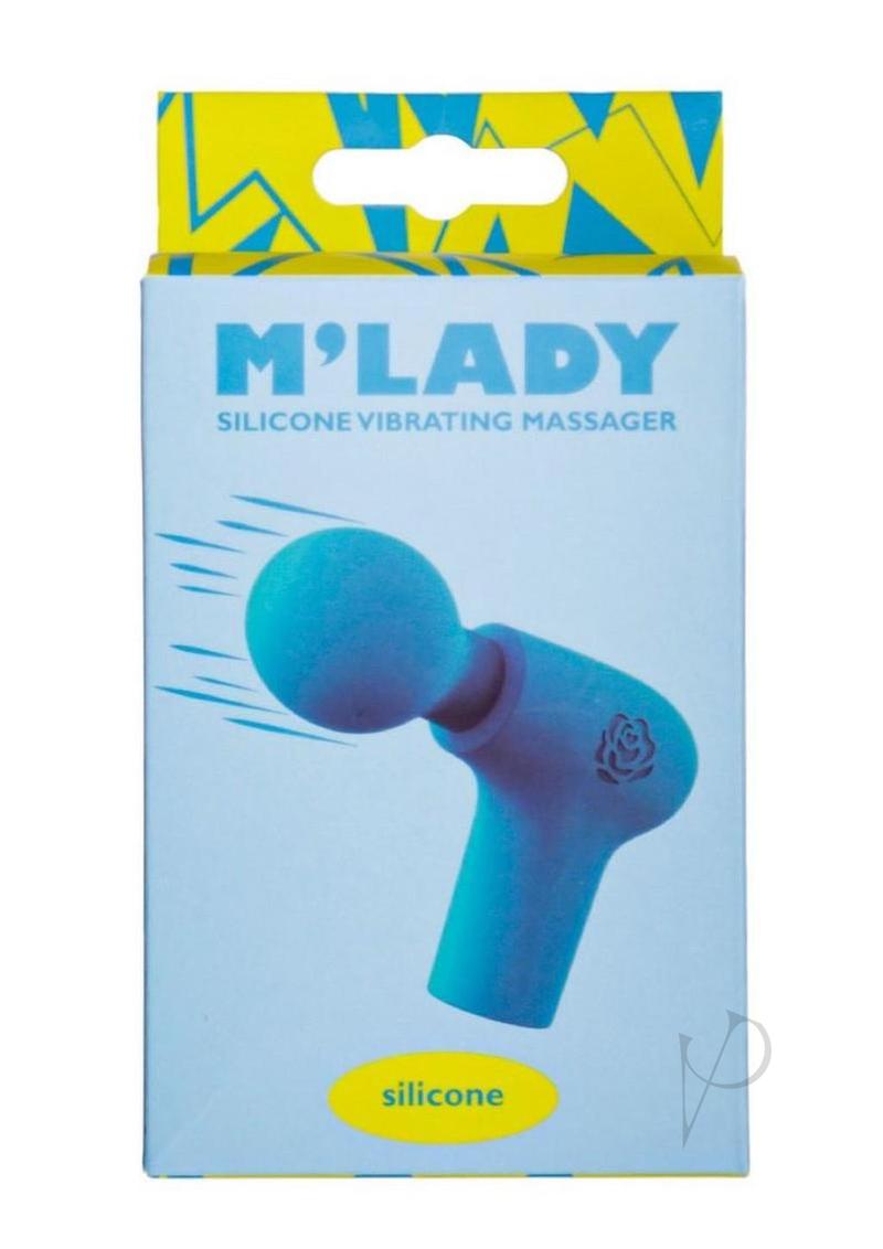 M`Lady Silicone Rechargeable Vibrating Massager - Teal