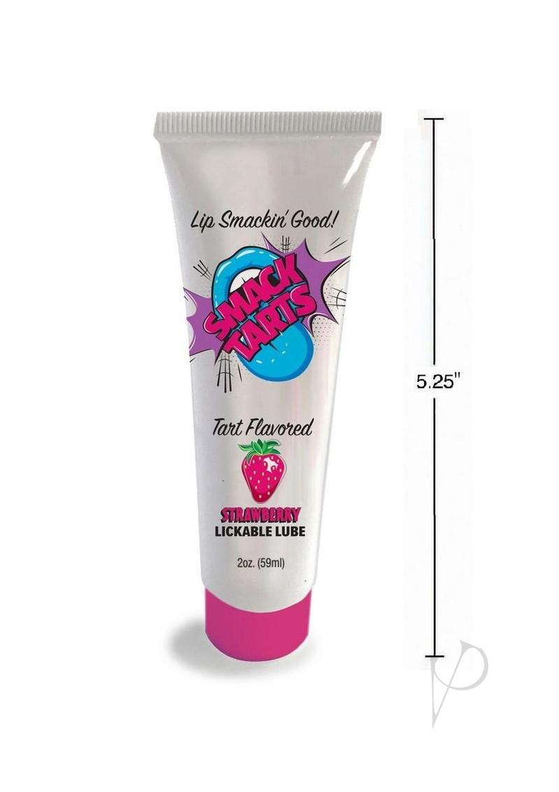 Smack Tarts Lickable Lube 2oz - Sour Strawberry