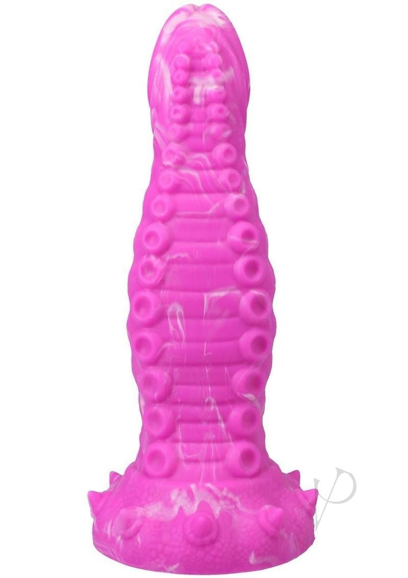 Vac-U-Lock Fantasy Fuckers Tentacle Travel Silicone Dildo - Pink