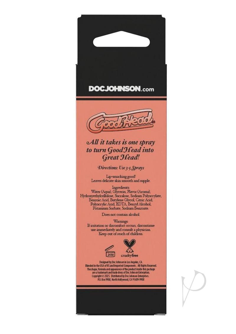 GoodHead Juicy Head Cocktails Dry Mouth Spray 2oz - Peach Bellini