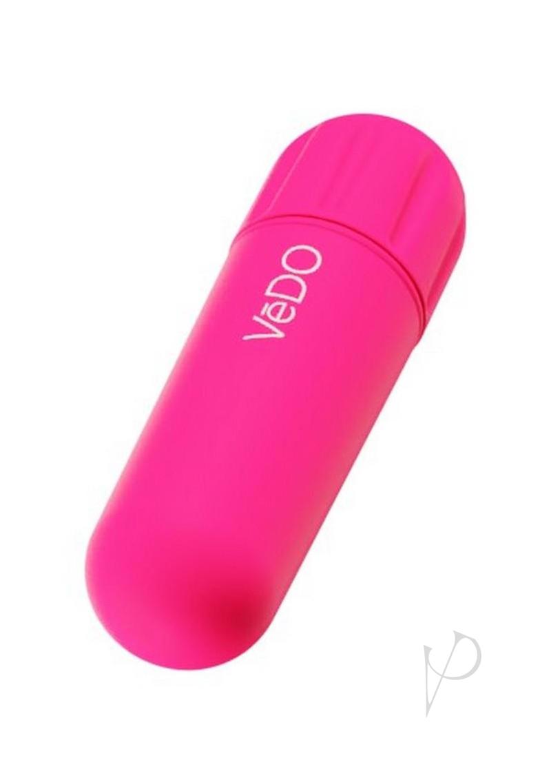 VeDo Nitro Rechargeable Silicone Bullet Vibrator 3.25in - Pink