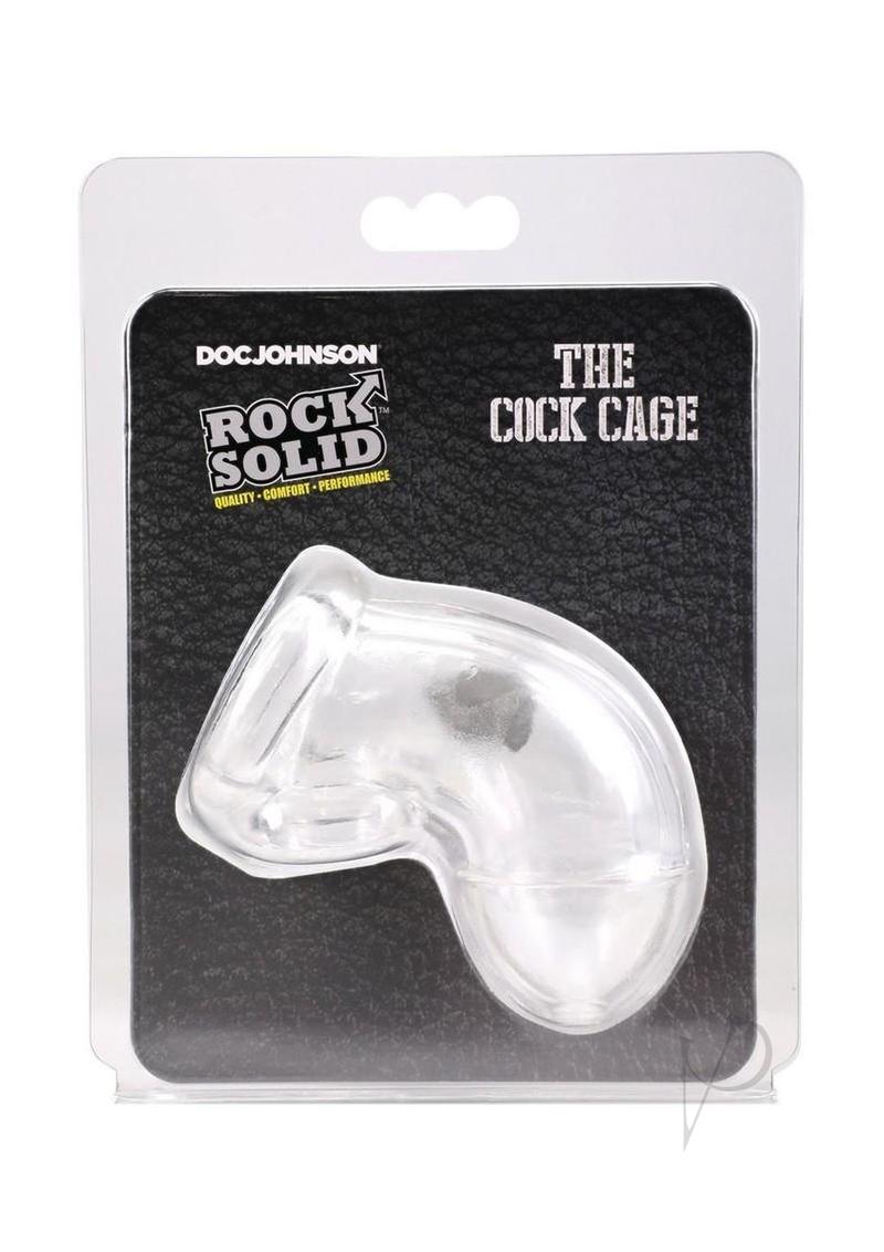 Rock Solid The Cock Cage - Clear