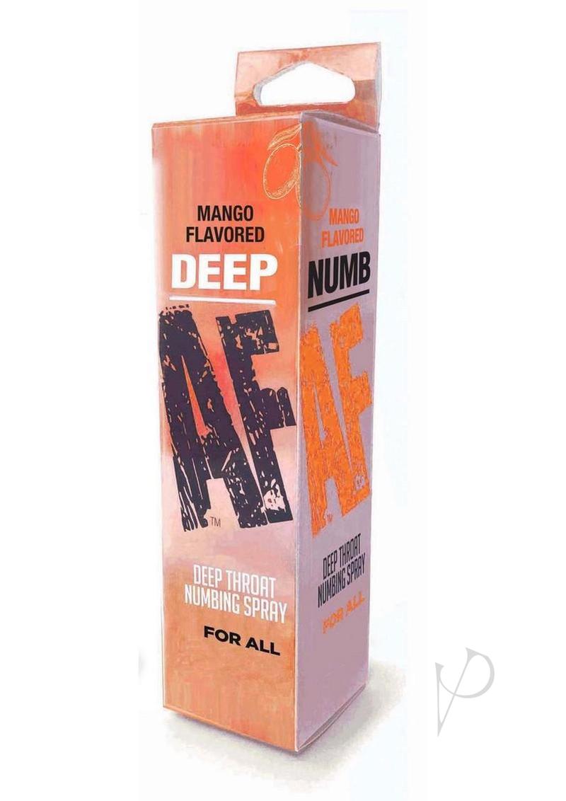 Deep AF Deep Throat Numbing Spray 1oz - Mango