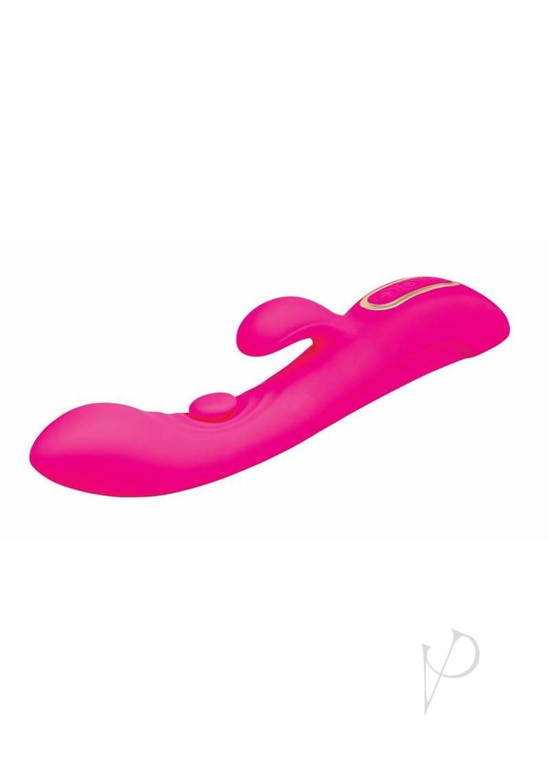 Bodywand G-Play Inner Tapping Rechargeable Silicone Vibrator - Pink
