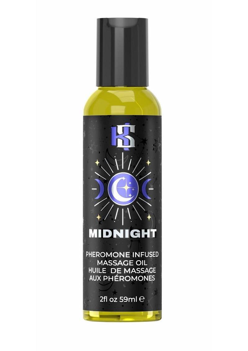 Celestial Collection Pheromone Massage Oil 2oz - Midnight
