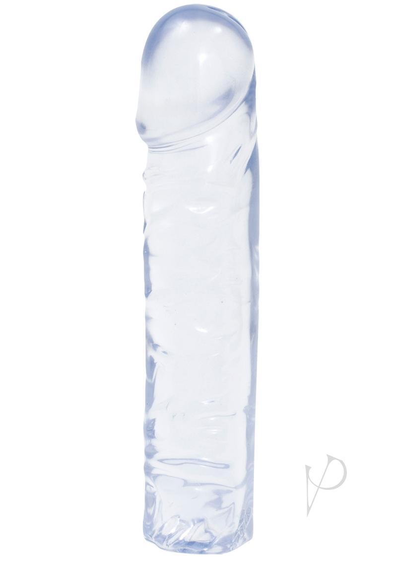 Crystal Jellies Classic Dildo 8in - Clear