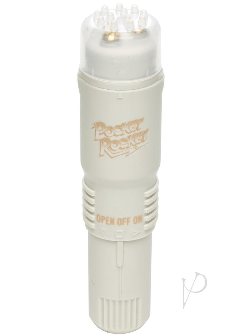 Pocket Rocket Mini Massager 4in - Ivory