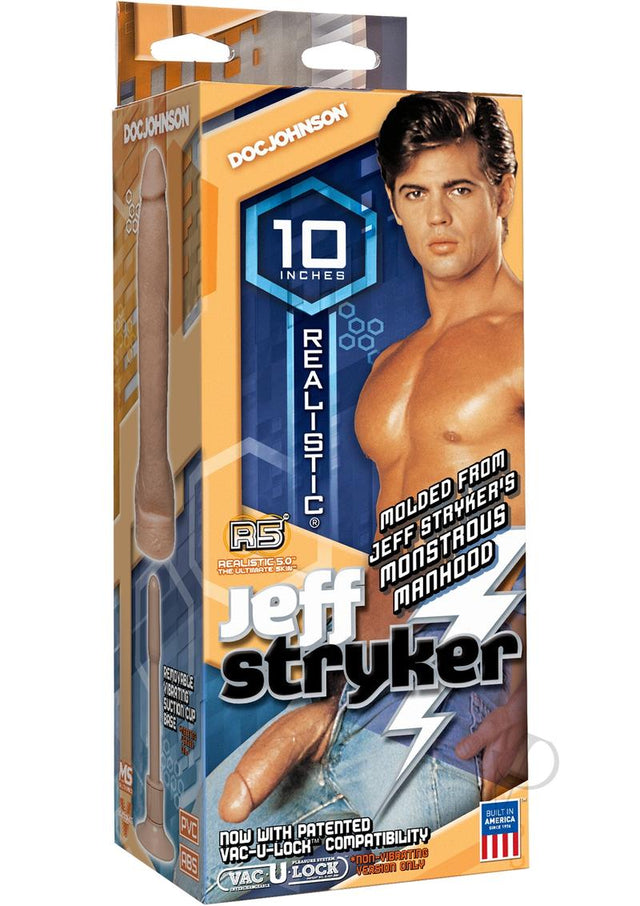 Signature Cocks Jeff Stryker Vibrating Dildo 10in - Vanilla