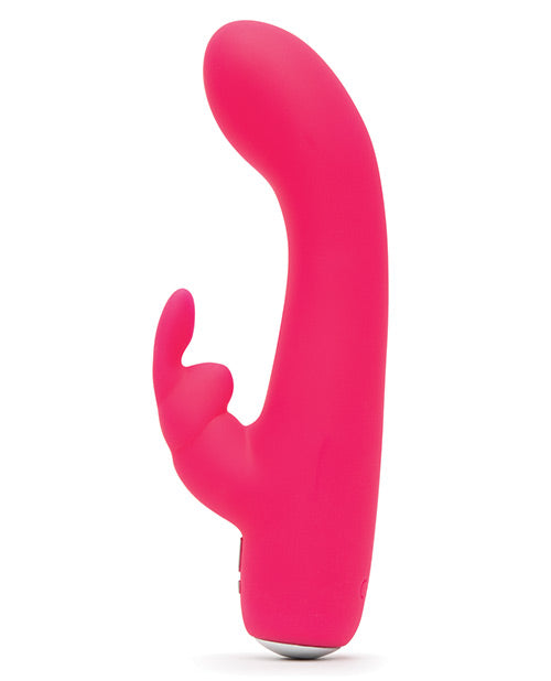 Happy Rabbit Mini Rechargeable Silicone Rabbit Vibrator - Pink