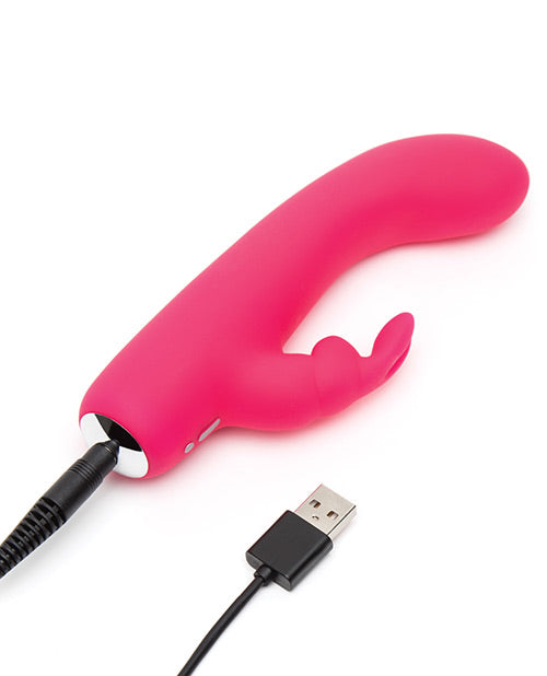 Happy Rabbit Mini Rechargeable Silicone Rabbit Vibrator - Pink
