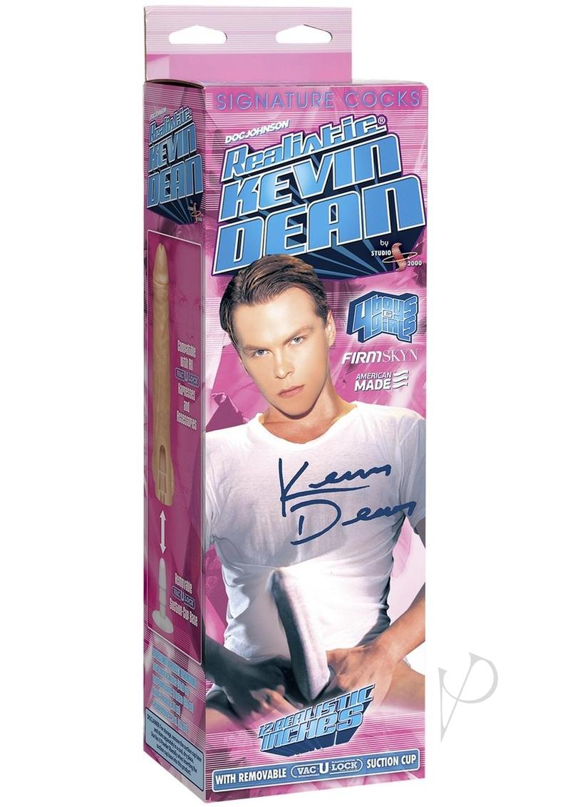 Signature Cocks Kevin Dean Dildo 12in - Vanilla