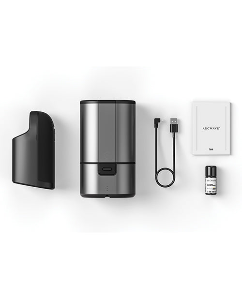 Arcwave Ion Rechargeable Silicone Pleasure Air Stroker - Black