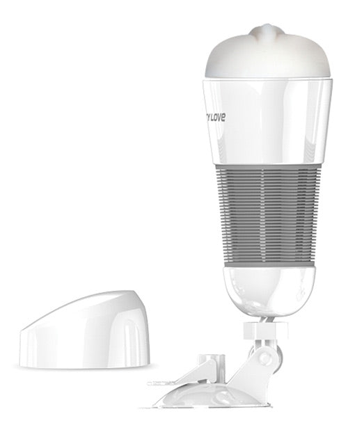 Pretty Love Hedy Suction Pad Stroker w/Bullet - White