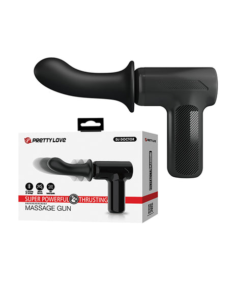 Pretty Love DJ DoctorThrusting Gun Massager - Black