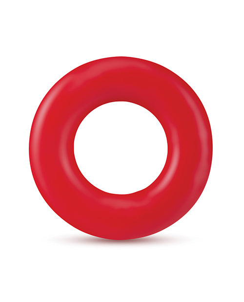 Stay Hard Donut Cock Rings (2 Pack) - Red