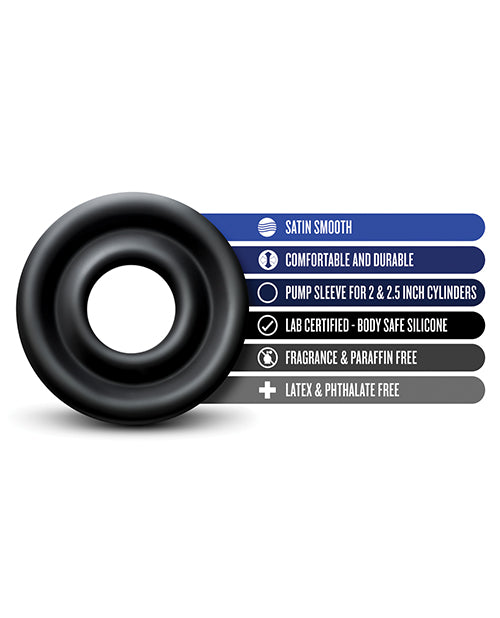 Performance Silicone Pump Sleeve - Medium - Black