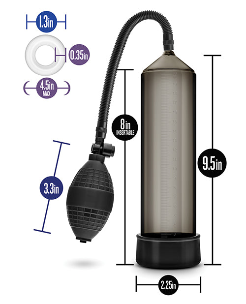 Performance VX101 Male Enhancement Pump 9.5in - Black