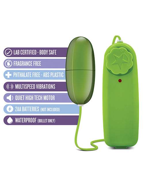 B Yours Power Bullet with Wired Remote Control - Lime