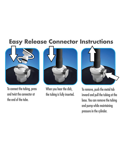 Performance VX6 Vacuum Penis Pump with Brass Pistol and Pressure Gauge 9.5in - Clear