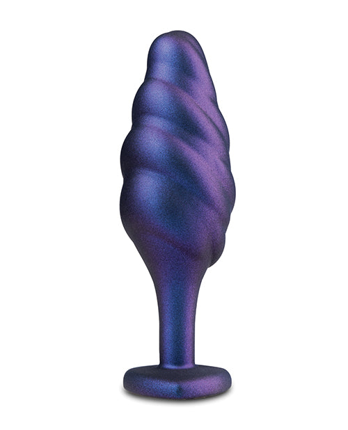 Anal Adventuers Matrix Bumped Bling Silicone Plug - Sapphire