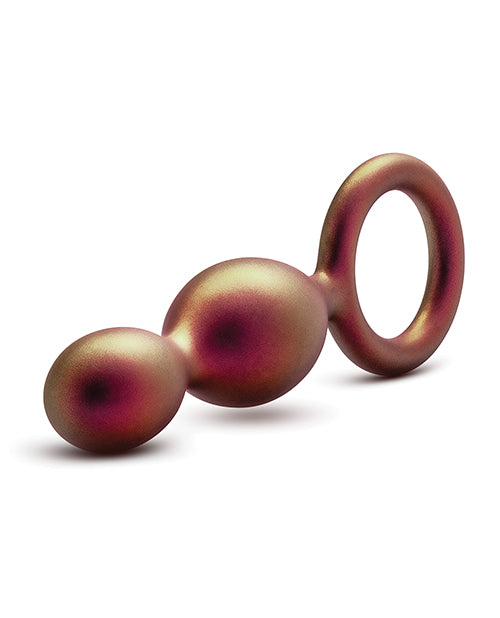 Anal Adventures Matrix Duo Loop Silicone Plug - Copper
