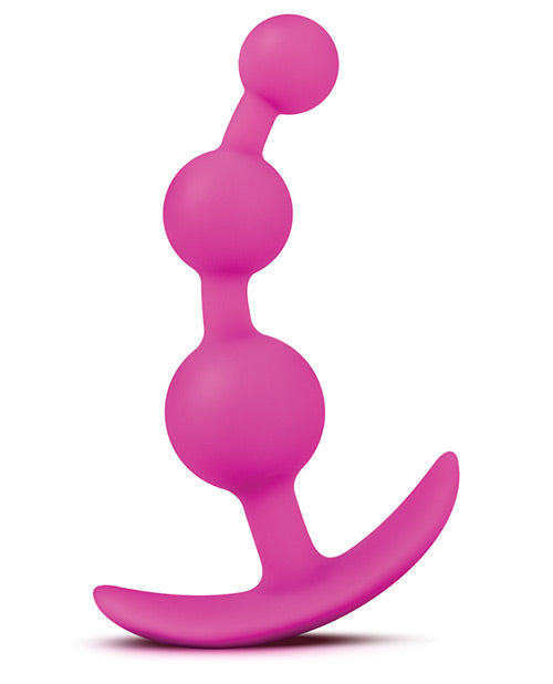 Luxe Be Me 3 Silicone Butt Plug - Pink