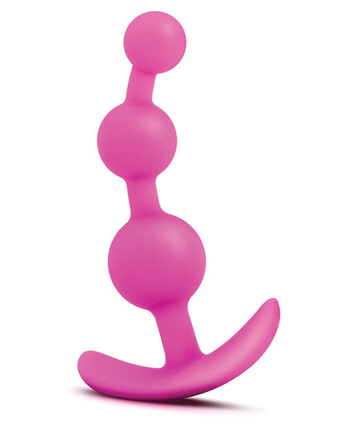 Luxe Be Me 3 Silicone Butt Plug - Pink