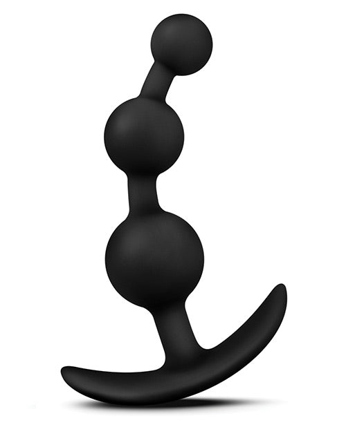 Luxe Be Me 3 Silicone Butt Plug - Black